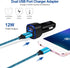 Android Phone Car Charger 12 Volt USB Outlet Car Adapter Plug, Dual 2.4A Cigarette Lighter USB Charger for Samsung Galaxy A53 A13 A03S S22+ Ultra ...