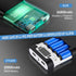 Heated Vest Battery Pack 26800mAh Power bank,22.5W Fast Charge 5v 2a Portable Charger With LCD Display Phone Charger,Dual Input Output USB-C Compa...