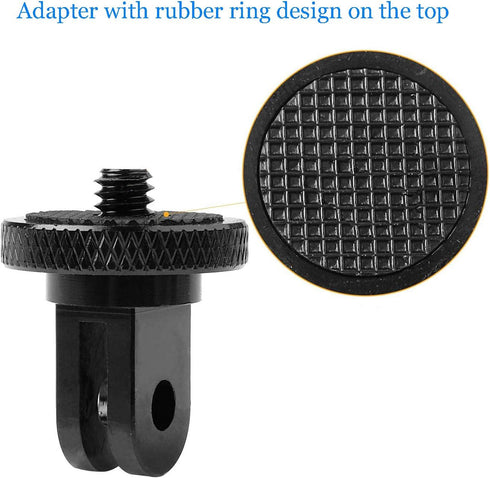 Camera Tripod Mount for Gopro Adapter, 2Pcs 1/4-20 Screw Conversion Adapter for GoPro Hero10, Insta360 ONE X4 X3, X2, Go 2, DJI OSMO Action and Ot...