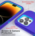 for iPhone 14 Pro Max Case 6.7" with 2 Screen Protector Tempered Glass & 2 Camera Lens Protector, Heavy Duty Full Protection Phone Case Military G...