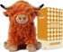 Highland Cow Stuffed Animals Toys Plushies Cute Cow Stuffed Animal Plush Cow Decor for Kids (10.5 inches)...