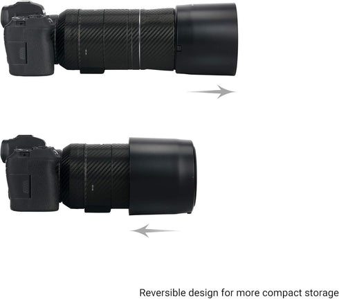 Reversible RF 600mm Bayonet Lens Hood Shade for Canon RF 600mm f/11 is STM Lens on Canon EOS R RP R5 R6 Replaces Canon ET-88B Lens Hood Allows to ...