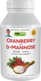 ANDREW LESSMAN Cranberry with D-Mannose – 60 Capsules – Supports Bladder, Kidney and Urinary Tract Health. High Potency Standardized Cranberry Con...