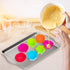 R HORSE 42 Pack Silicone Cupcake Molds Multi Flower-Shaped Baking Cups Non-Stick Cupcake Wrappers Holders Washable Cake Cups Liners Mold for Pan O...