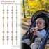 4 Pack Toy Safety Straps for Baby, Silicone Baby Bottle Harness Straps?Sippy Cup Leash?Baby Teether Pacifier Holder Clips for Stroller, High Chair...