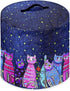 Starry Night Cats Pattern Pressure Cooker Cover for 8 qt Instant Pot, Kitchen Appliance Dust Cover with Pockets for Rice Cooker Air Fryer Slow Coo...