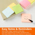Amazon Basics Square Sticky Notes, 3 x 3-Inch, Assorted Colors, 12-Pack...