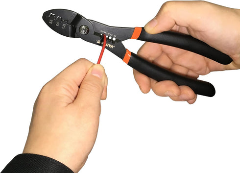 FUJIYA Tools, FA203, Crimping Pliers (for Faston terminal), 7 Inch...