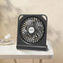 AMKEN Small Table Fans - 2000mAh USB Fan Desk Fan 4 Speeds Adjustable - 200° Tilt Folding Quiet Operation for Office Bedroom Home Desktop Camping...