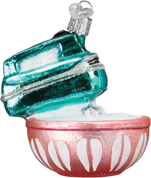 Old World Christmas Glass Blown Ornament Hand Mixer (32294)...