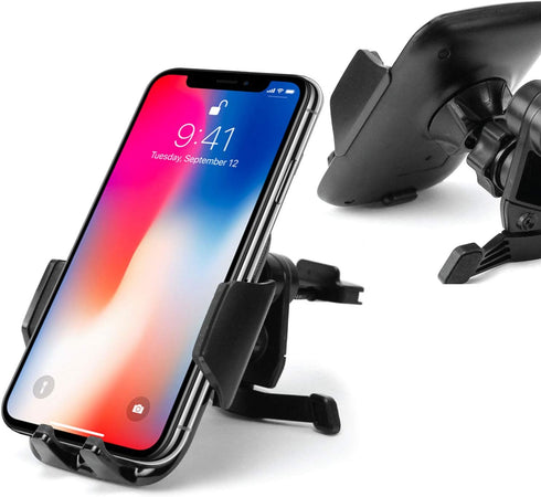 Car Air Vent Phone Holder, Phone Mount for Car Vent, Cell Phone Holder Car Hands Free Cradle in Vehicle Mount Fit for Smartphone, iPhone, Cell Pho...