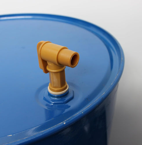 Lumax LX-1725 3/4” Male Barrel Faucet with EPDM Gasket. For use with 15, 30, & 55 Gallon Plastic or Steel Drums. Tough & Durable Polyethylene mate...