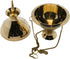 Brass Hanging Censer, Charcoal Incense Burner with Chains, 7" High x 3.5" Diameter...
