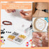 1640 Pcs Lobster Clasps and Open Jump Rings Set, 2 Colors 12mm Lobster Claw Clasps with 7 * 5mm Jump Rings, Lobster Clasps Jewelry Kit for DIY Jew...