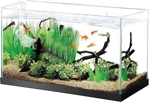 Aquarium Fish Shrimp Feeding Dish Set Clear Fish Feeder Tube and Dish with Cleaning Brush and Measuring Spoon for Feeding Shrimp and Preventing Fo...