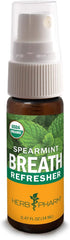 Herb Pharm Breath Refresher Certified Organic Herbal Fresh Breath Spray with Spearmint Essential Oil - 1/2 Ounce...