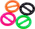 Hestya 4 Pieces 80s Party Fashion T Shirt Clips Plastic Clothes Corner Knotted Button Dress Scarf Ring Clip Round Circle Buckle for Women Ladies G...