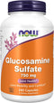 NOW Supplements, Glucosamine Sulfate 750 mg, with UL Dietary Supplement Certification, 240 Veg Capsules...