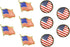 Set of 10 American Flag Lapel Pins USA United State Badge Brooches Round Waving Flag Patriotic Pins Bulk Hat Backpack Bag...