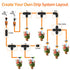45 Pieces Drip Emitter Garden Flag Irrigation Dripper in 3 Sizes, 1 GPH, 2 GPH, 4 GPH Drip Irrigation Flag Emitter for Garden Watering System...
