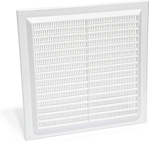 Vent Systems 8'' x 8" Inch Pack of 2 Air Vent Cover Plastic Air Return Grill HVAC Vent Cover for Home Improvement Vent Duct Cover 200x200mm...