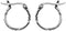 Boma Jewelry Sterling Silver Twist Round Snap Down Hoop Earrings...