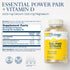 SOLARAY Calcium & Magnesium Citrate 2:1 Ratio w/Vitamin D-3, Healthy Bones, Muscle & Nervous System Support, High Absorption 180 Capsules...