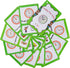 20 Analog Clocks Telling Time Flashcards Educational Learning Toys Toddlers Kids Learning Pocket Cards Kindergarten Supplies...