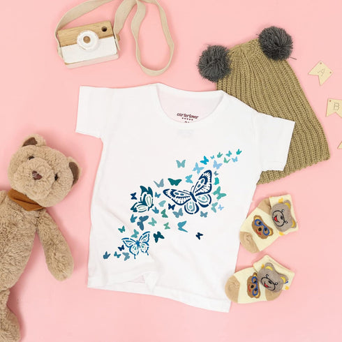 FINGERINSPIRE Butterfly Drawing Painting Stencils Templates (11.8x11.8inch) Plastic Butterfly Stencils Decoration Square Butterfly Stencils for Pa...