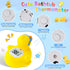 Duck Baby Bath Thermometer, Newborn Bath and Room Temperature Thermometer Safety Floating Toy, Bathtub Thermometer for Infant...