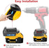 KUNLUN DL18ML Battery Converter for Dewalt to Milwaukee Battery Adapter, Convert for Dewalt 20V Battery to Milwaukee M18 18V Battery for Milwaukee...
