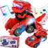 Transforming Dinosaur Toys,Transformer Toys for Kids Car for Boys age 3-5 Dino Car Dinotrux Toys for Kids with LED Light & Music Automatic Transfo...