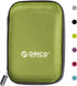 ORICO Hard Drive Case 2.5 inch External Drive Storage Carrying Bag Waterproof Shockproof with Inner Size 5.5x3.5x1.0inch for Organizing HDD and El...