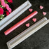 Heart Shape Tube Column Silicone Soap/Candle Mold Embed Soap Making Supplies Tool Dia. 1inch...
