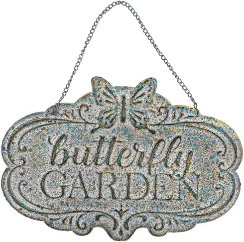 All Chic Garden Stakes Decorative Butterfly Garden Stake Garden Signs Decorative Outdoor Outdoor Garden Signs Metal Wall Sign Yard Sign Stakes(Inc...