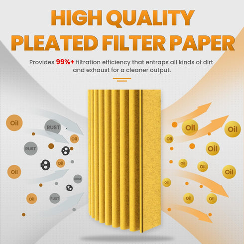 HF138 Oil Filter Replacement for Suzuki 16510-03G00 16510-03G00-X07 16510-06B00 16510-06B01 16510-07J00 16510-34E00...