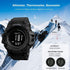 Mens Outdoor Sports Army Watches Pedometer Calories Digital Watch Altimeter Barometer Compass Thermometer Weather Men Watch (Black)...