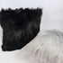A Fluffy Throw Pillow Cover Covered by Gray Long Hair for Couch Sofa Bed Decoration in Bedroom or Livingroom,18 X 18 inch?Gray...