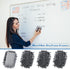 12 Pieces Dry Erase Erasers Magnetic Board Eraser Washable Microfiber Shag Whiteboard Eraser for Chalk, Markers, Home, Classroom and Office(Grey)...