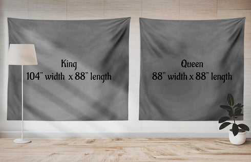 Ambesonne Forest Tapestry, Sunny Forest with Wild Garlic Enchanting Wildflowers Blossoms Landscape Scenery, Wide Wall Hanging for Bedroom Living R...