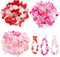 Lemonkey 150pcs Cute Assorted Beads Acrylic Mix Random Style Flower Butterfly Candy Star Kawaii Beads for Jewelry Making Bracelet Necklaces(Red Ro...