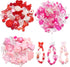 Lemonkey 150pcs Cute Assorted Beads Acrylic Mix Random Style Flower Butterfly Candy Star Kawaii Beads for Jewelry Making Bracelet Necklaces(Red Ro...