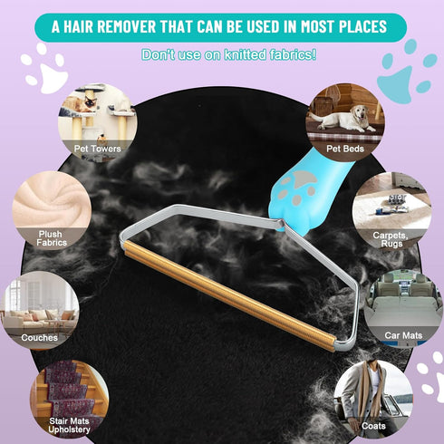 Pet Hair Remover Dog Hair Remover - Cat Hair Remover Furniture,Carpet Rake,Pet Hair Removal Tool,Pet Hair Remover for Couch,Pet Towers,Floor Mats ...