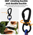 4/5/6 FT Chew Proof Dog Leashes with Comfortable Handle, Steel Cable Lead for Control Large or Medium Dogs Walk and Train, Heavy Duty with Rotate ...