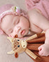Highland Cow Baby Girl Security Blanket-Floral Highland Cow lovey-Baby nursery stuff-Gfit for Newborn Girl Baby shower...