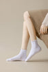 SRYL Ruffle Ankle Socks for Women's,Casual Cute Turn-Cuff Socks Soft Breathable Knit Cotton Lettuce Frilly Crew Socks Girls...