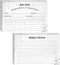 80 Pack Recipe Cards, 4 x 6 Inch Kraft Double Sided Recipe Cards Cooking Recipe Cards Stock Thick Cardstock Recipe Cards with Lines for Weddings, ...