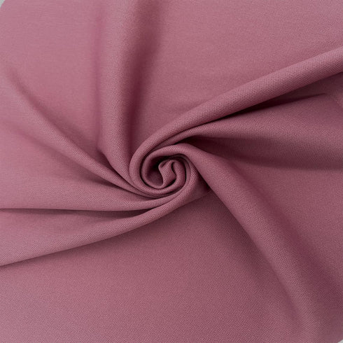 Texco Inc 60" Wide Solid Interlock Lining 100% Polyester Knit 2 Way Stretch/Apparel, Home/DIY Fabric, Party Decoration, Dark Mauve #169 1 Yard...