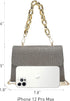Women Sparkling Glitter Evening Handbag Top Handle Clutch Purse for Wedding Party Prom Cocktail Bridal...