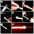 25 Pack Solderless White Led Tape Light Connectors Tighten Screw Terminal Blocks 2 Pin 10mm Connector with Screwdriver Wire to Strip Connector for...
